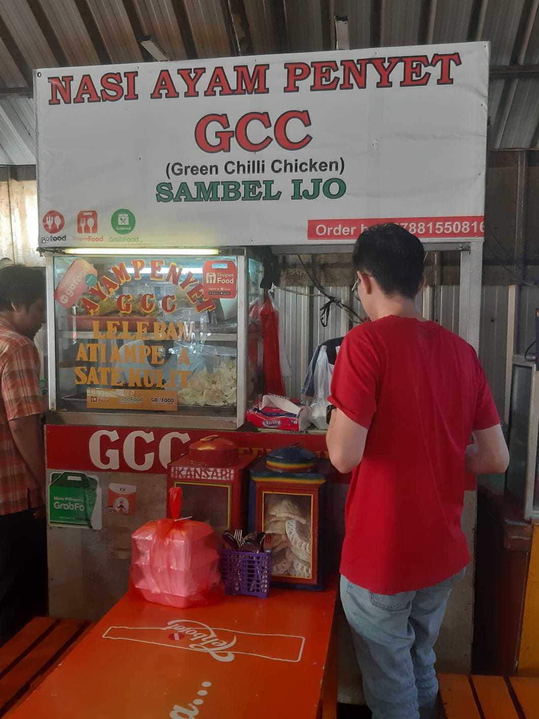 Ayam Penyet Sambel Ijo GCC Green Chili Chicken - Kantin Sosro Mega Kuningan 1