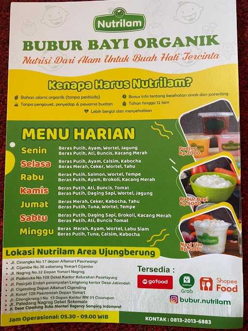 Bubur Bayi Nutrilam Parakan Saat 5