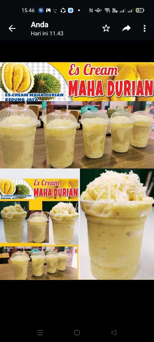 Es Cream Maha Durian 1