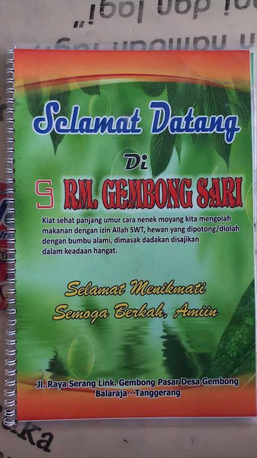 Rm Gembong Sari 9