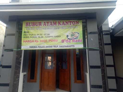 Bubur Ayam Kanton Bde Rani 9