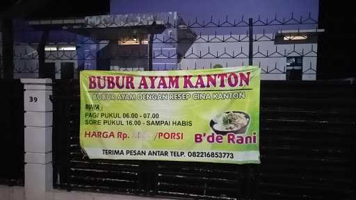 Bubur Ayam Kanton Bde Rani 2