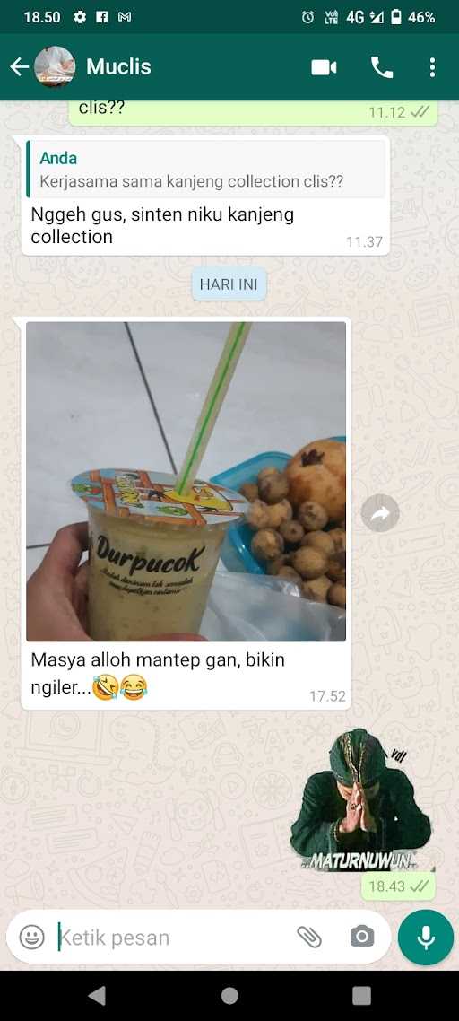 Durpucok Durian Alpokad Kocok 10