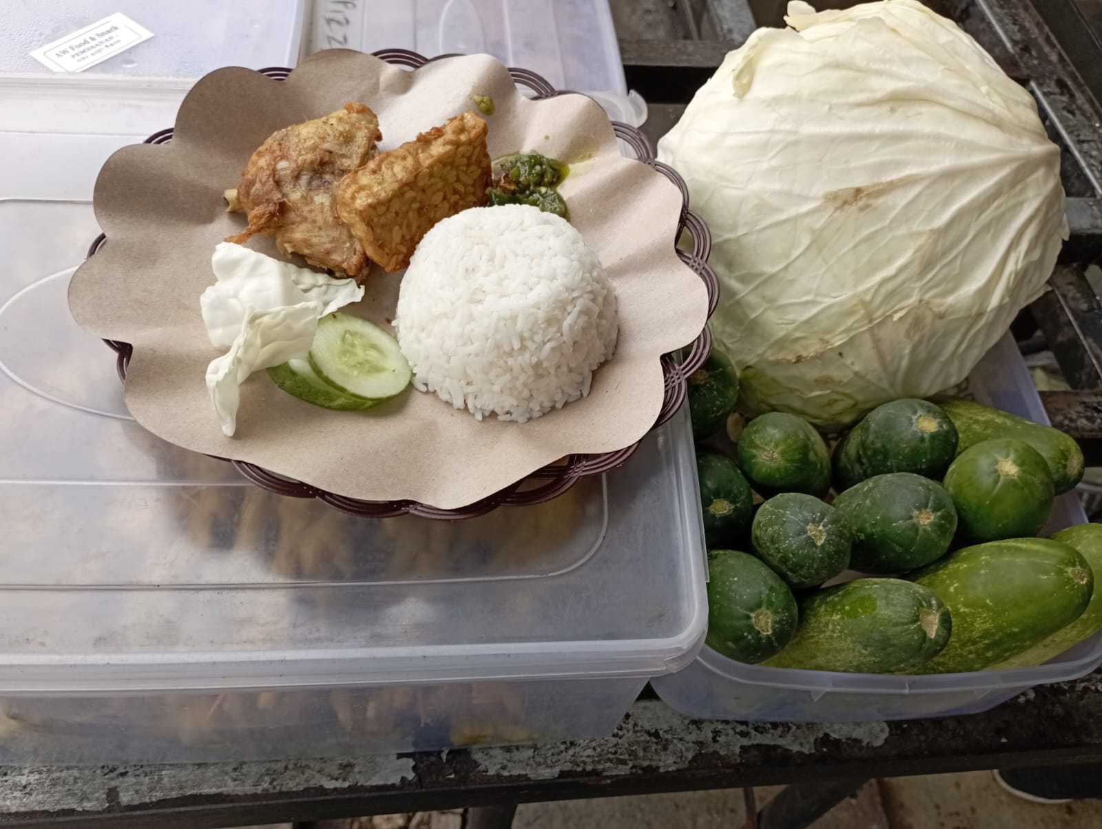 Ayam Penyet Sambal Ijo Ui 1