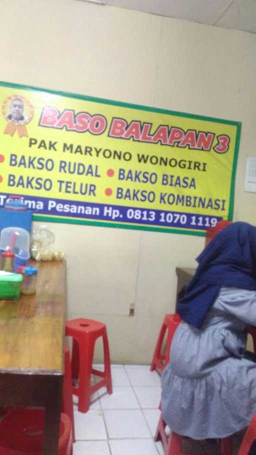 Bakso Balapan Maryono Wonogiri 10