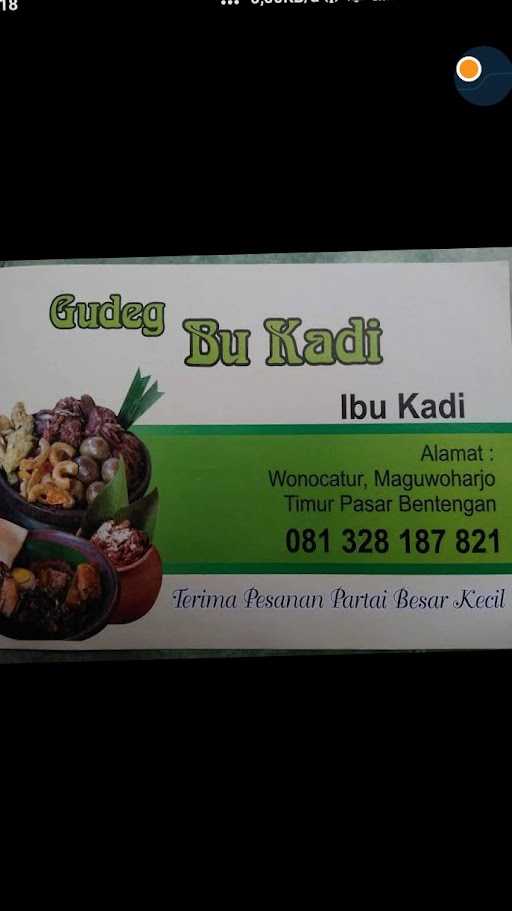 Gudeg Bu Kadi Pusat 8