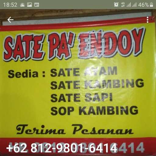 Sate Pak Endoy 6