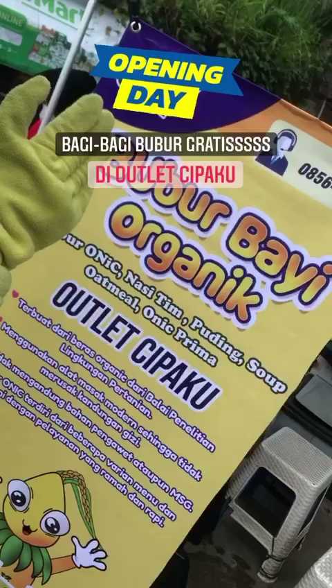 Bubur Bayi Organic Onic Cipaku 1