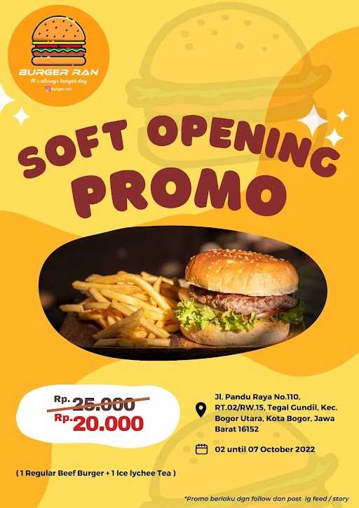 Burger Ran Bogor 1