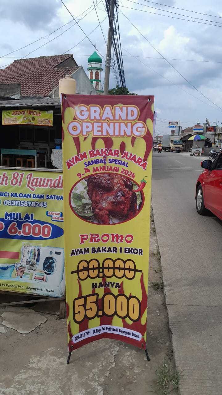 Ayam Bakar Juara Sambal Spesial, Pondok Petir 8