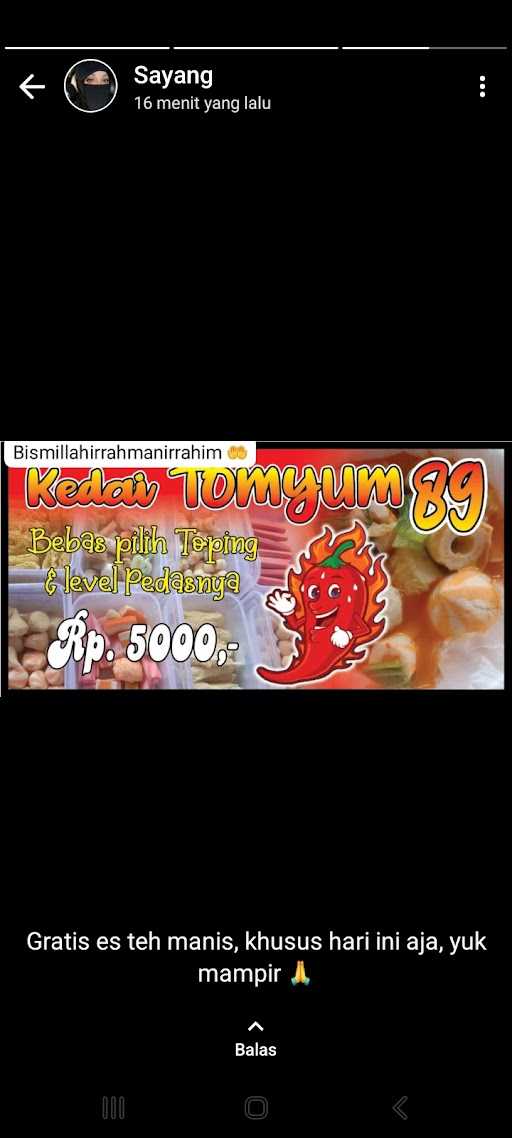 Kedai Tomyum 89 10