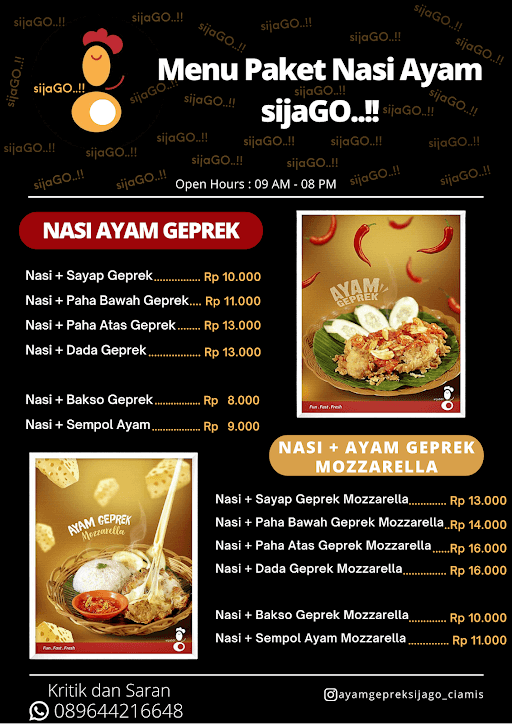 Ayam Geprek Sijago 3