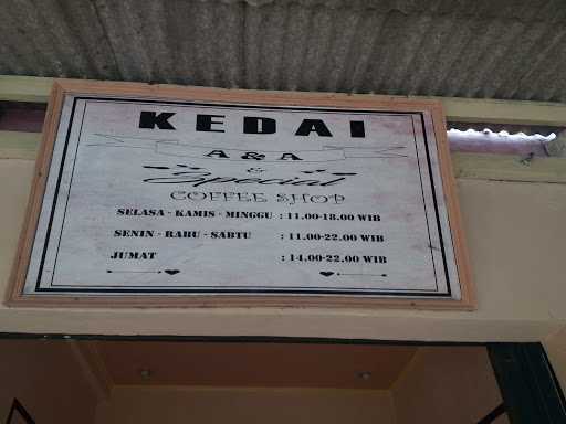 Kedai Coffee A&A 1