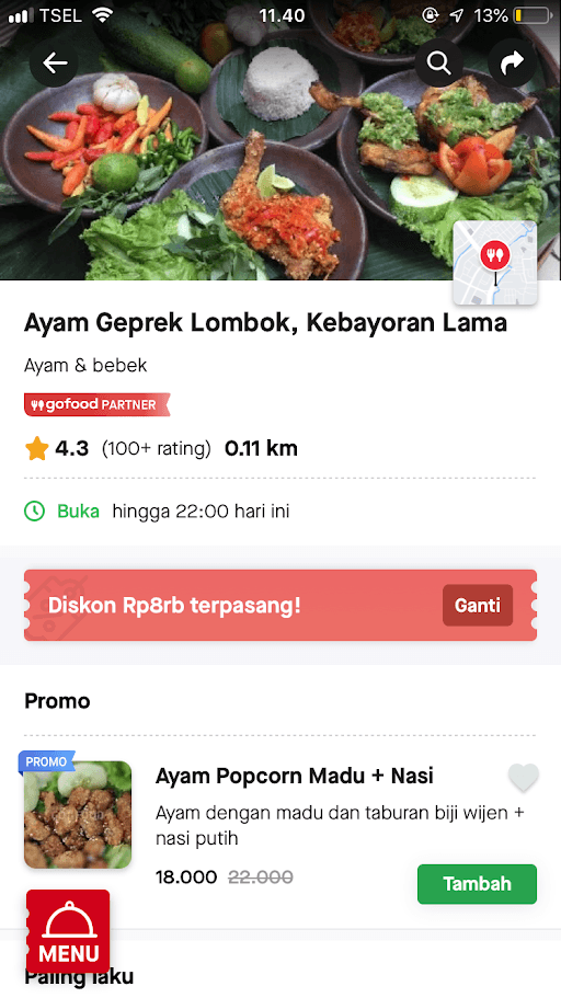 Ayam Geprek Lombok 8