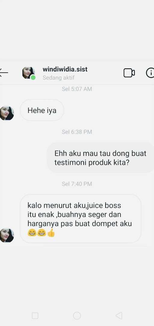 Juice Boss Cab. Cihanjuang 10