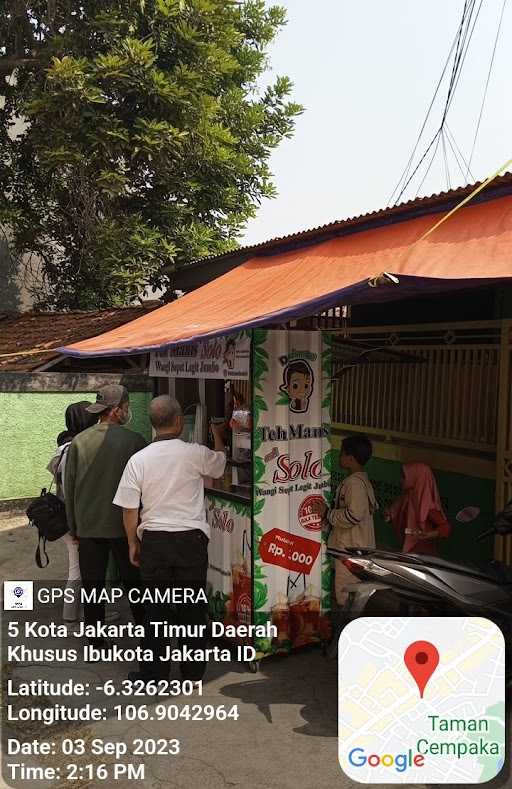 Teh Manis Solo Dejumbo -Taman Cempaka 9