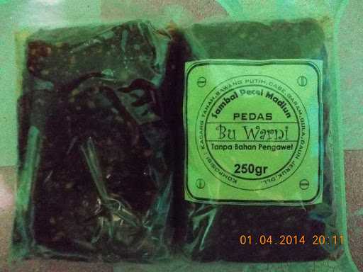 Sambal Pecel Bu Warni 10