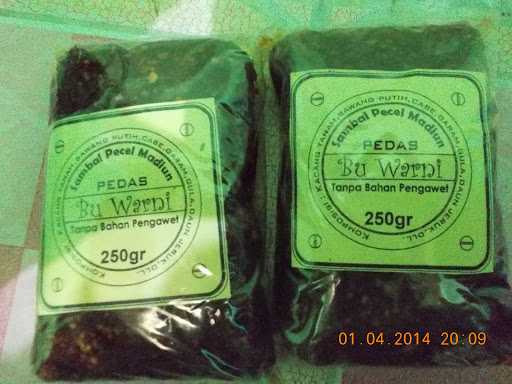 Sambal Pecel Bu Warni 8