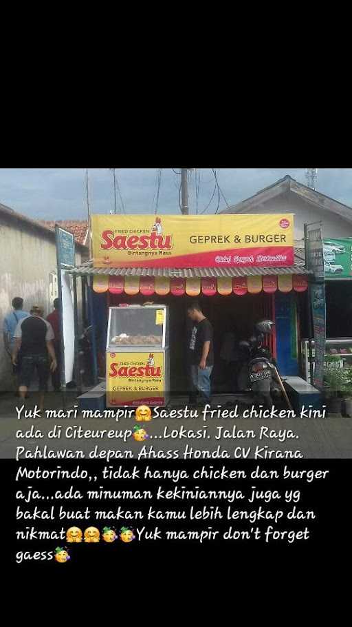 Saestu Fried Chicken Pahlawan Sanja Citeureup 1