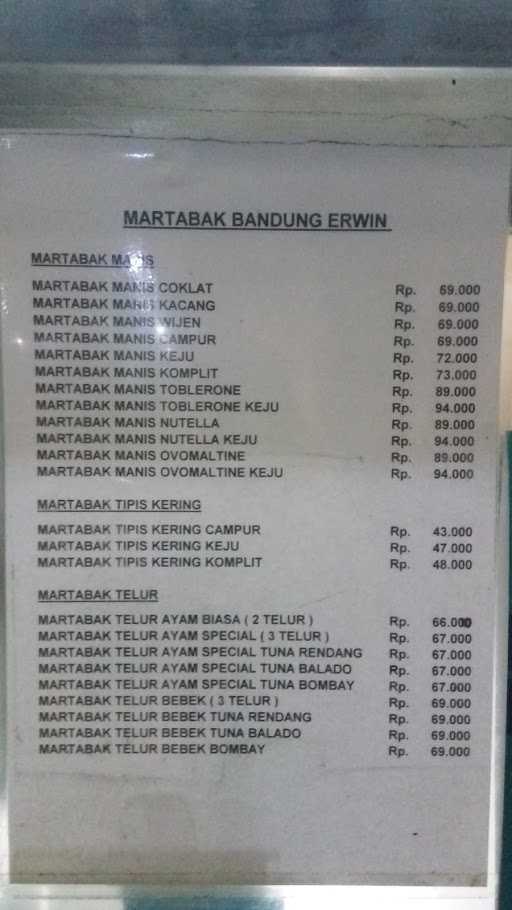 Martabak Bandung Erwin 8