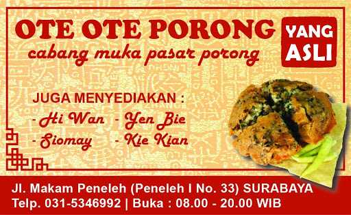 Ote Ote Porong Yang Asli 6