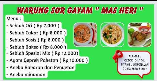 Warung Sorgayam Mas Heri 8