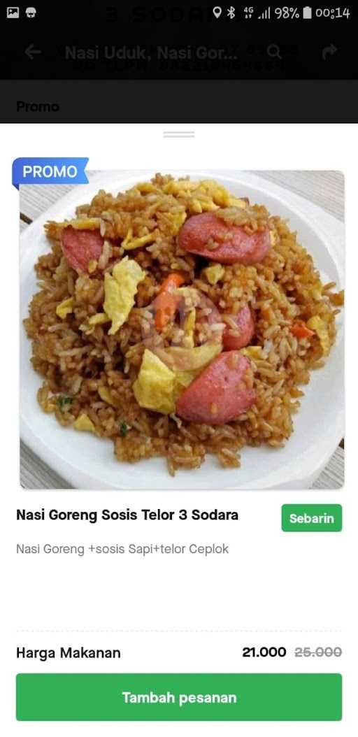 Nasi Uduk 3 Sodara 3