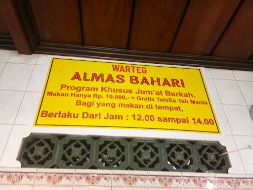 Warteg Almas Bahari 7