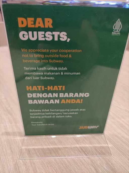 Subway - Gandaria City 6