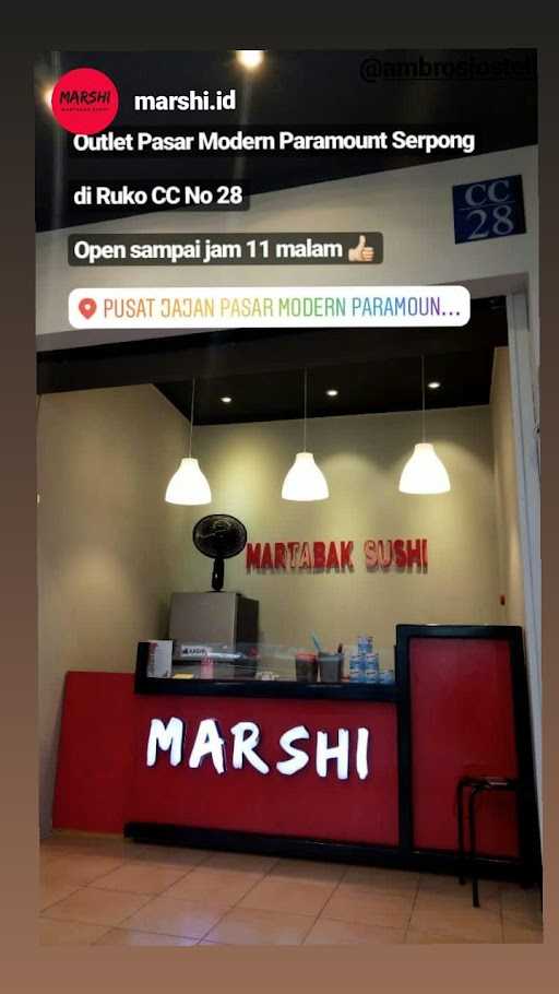 Marshi - Martabak Sushi, Pasar Modern Paramount Serpong 5