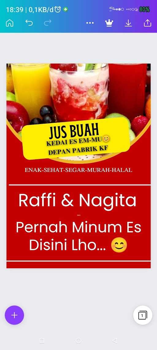 Jus & Boba Kedai Es Em-Mu 9