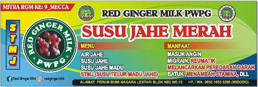 Rgm Susu Jahe Merah 9 / Mecca 5