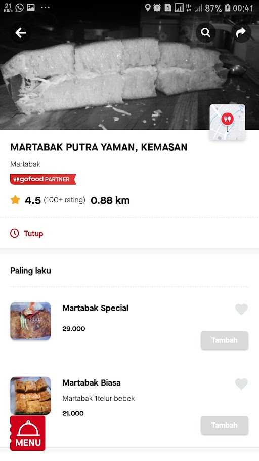 Martabak Putra Yaman 1