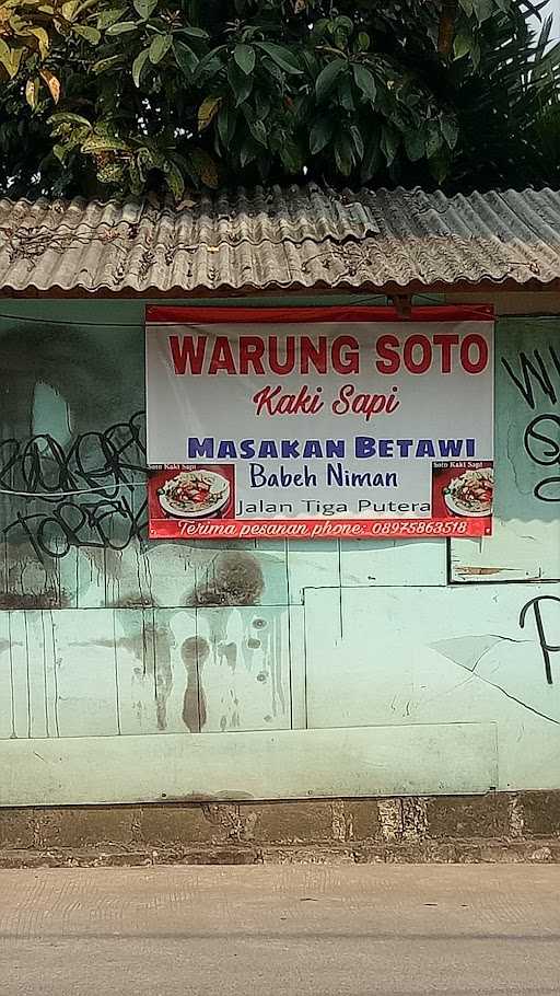 Warung Soto Kaki Sapi Babeh Niman 1