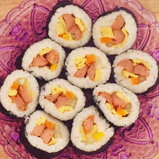 Halal Gimbap Korean Sushi Roll 1