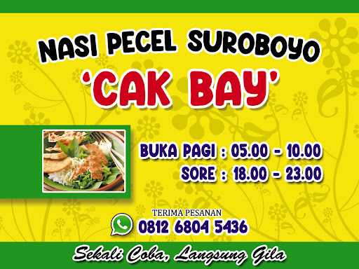 Nasi Pecel Suroboyo Cak Bay 1