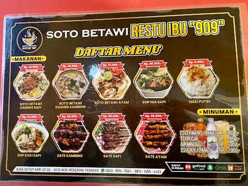 Soto Betawi Restu Ibu 909 9