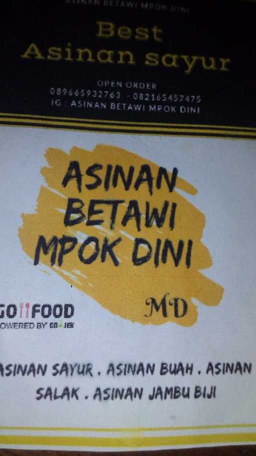 Asinan Betawi Mpok Dini 1