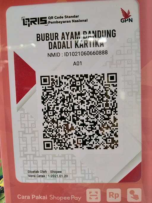 Bubur Ayam Bandung Dadali Kartika 7