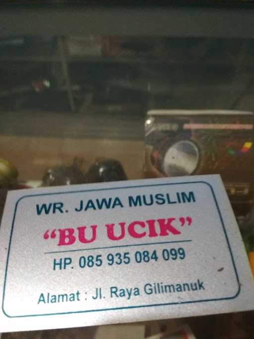 Warung Jawa Muslim B.Ucik 2