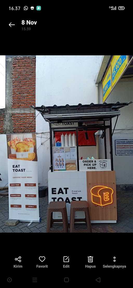 Eat Toast Menganti 1