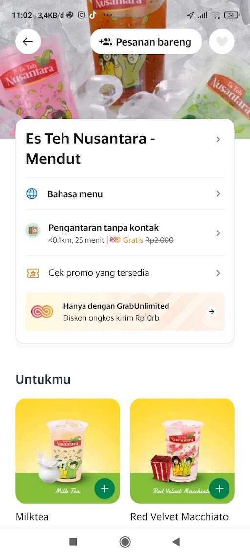 Es Teh Nusantara Mendut 6