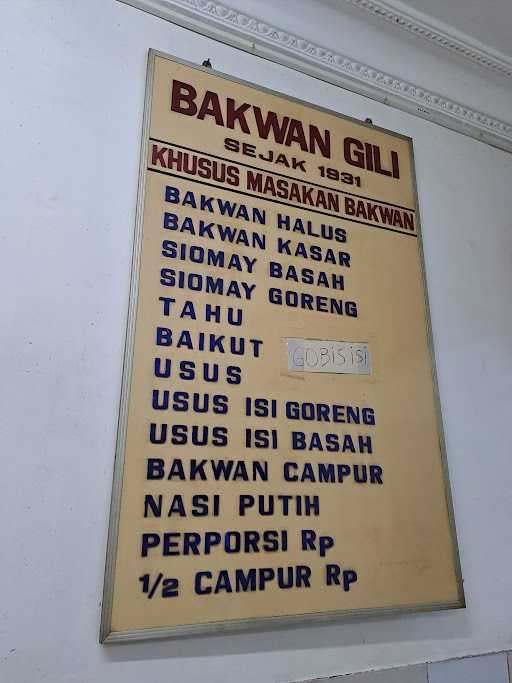 Gili Bakwan Depot 9