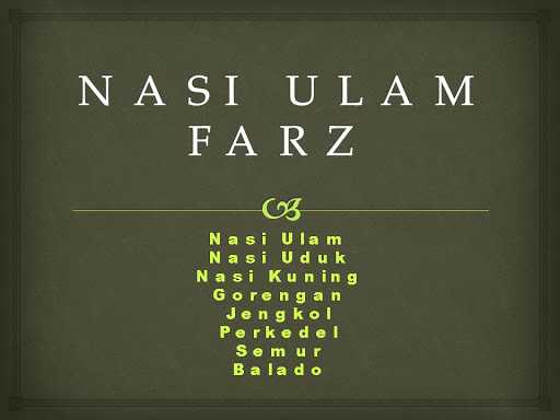 Nasi Ulam Farz 6