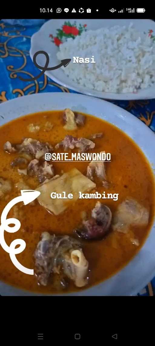 Warung Sate Dan Gule Mas Wondo 10