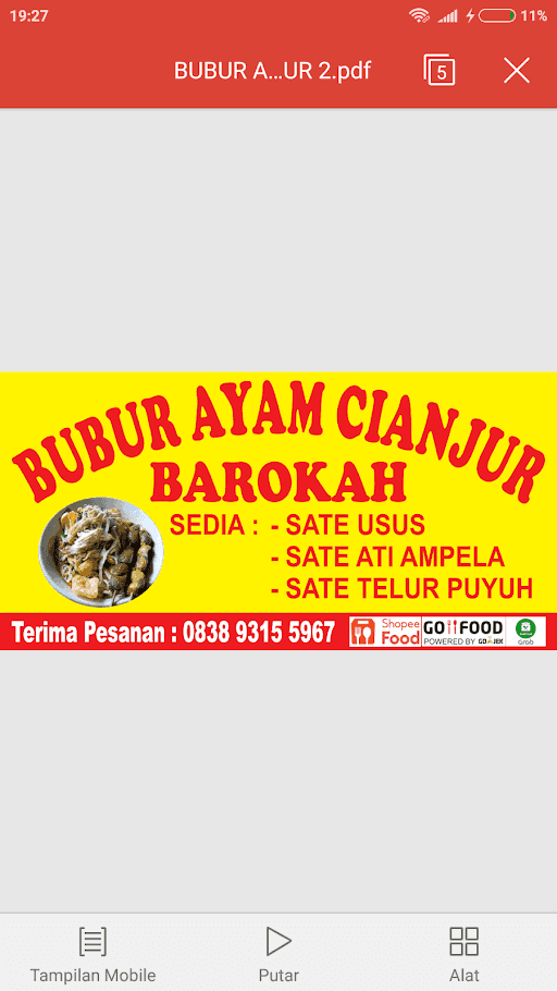 Bubur Ayam Cianjur Barokah 6