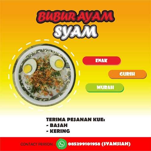 Bubur Ayam Syam 8