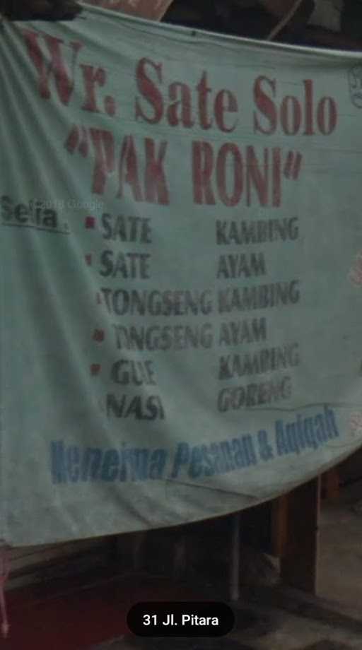 Warung Sate Solo Pak Roni 4