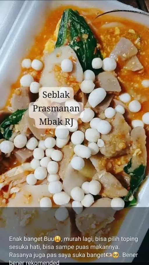 Seblak Prasmanan Mbak Rj 10