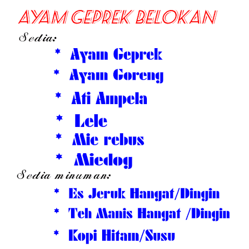 Ayam Geprek Belokan 5